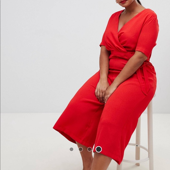 Lovedrobe Pants - Lovedrobe red jumpsuit